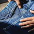 Men's Retro Straight Leg Denim Jeans – Heavyweight Mid Waist Workwear
